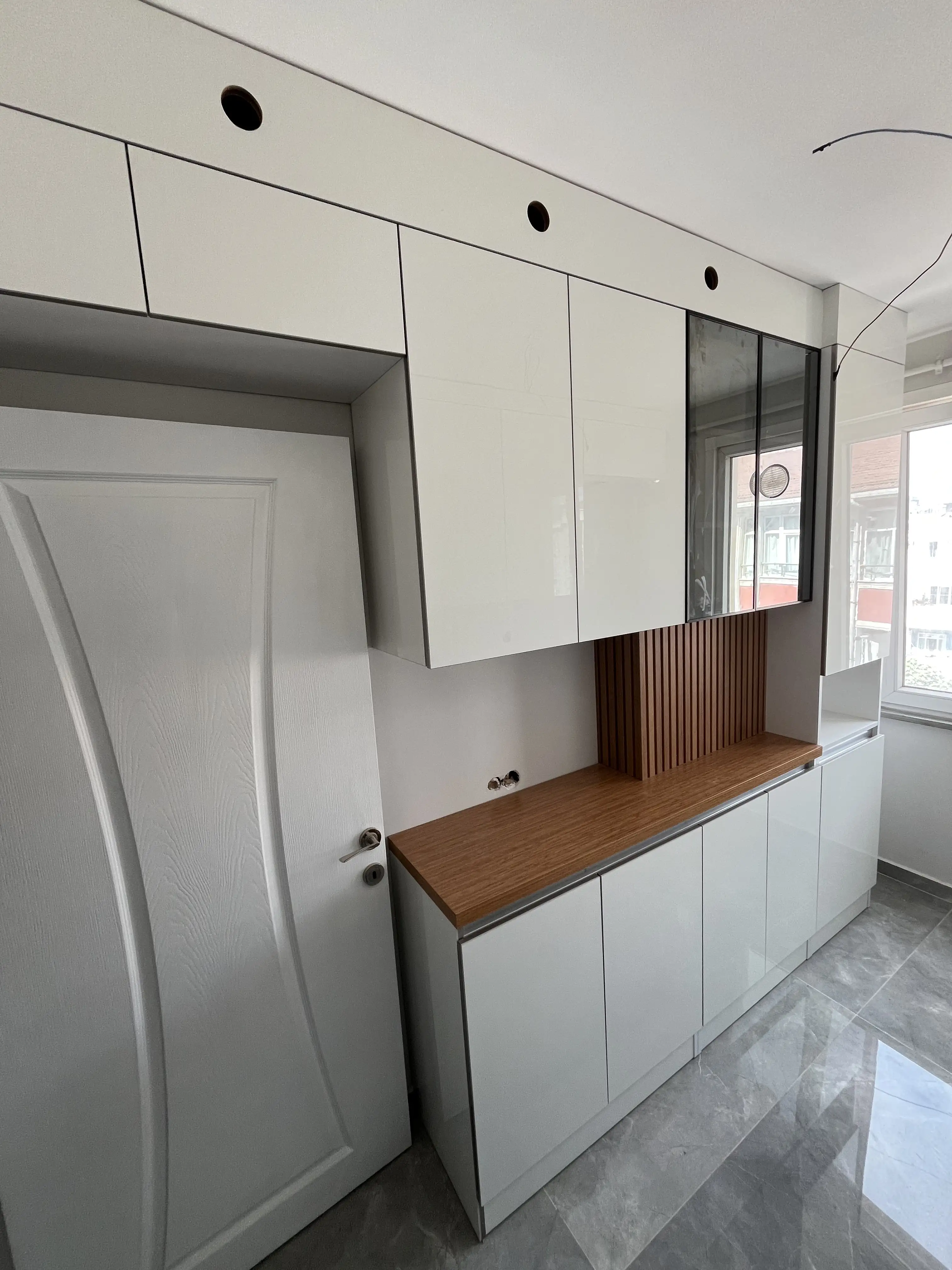 Özel Ölçü Modern Mutfak Dolabı